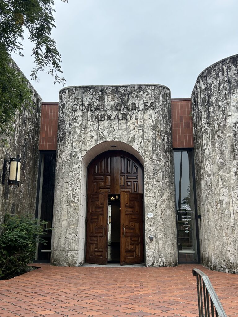 why the coral gables library is a must visit library spot